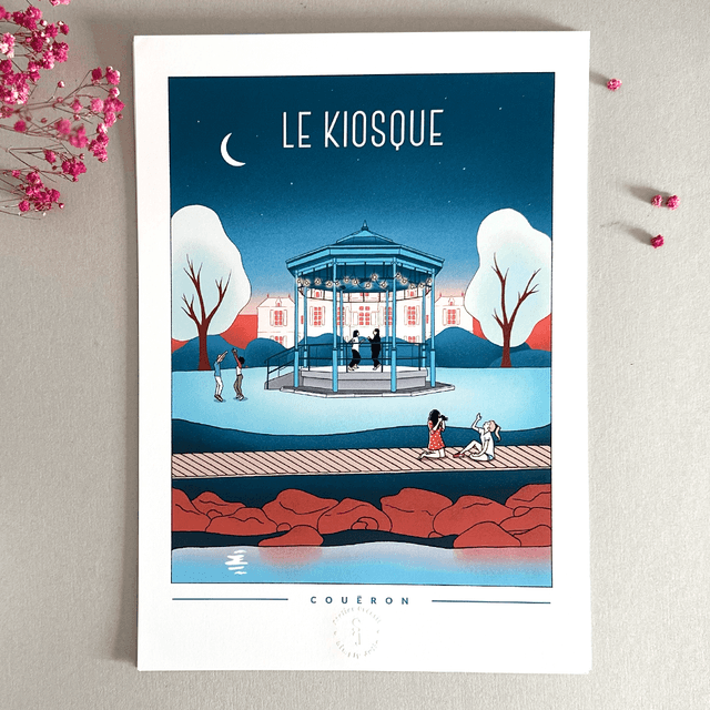 Lot 4 affiches "Couëron " - A4
