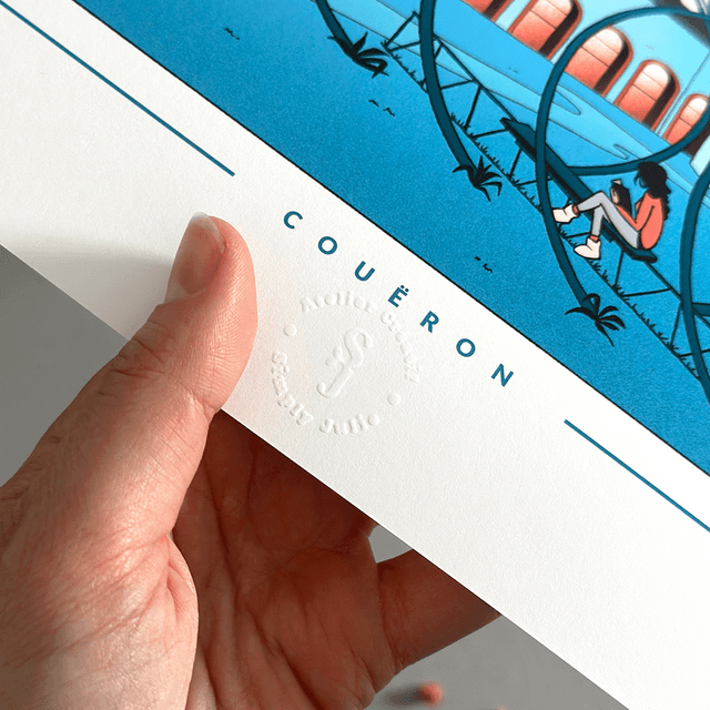 Lot 4 affiches "Couëron " - A4