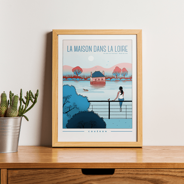 Affiche &quot;La Maison dans La Loire&quot;