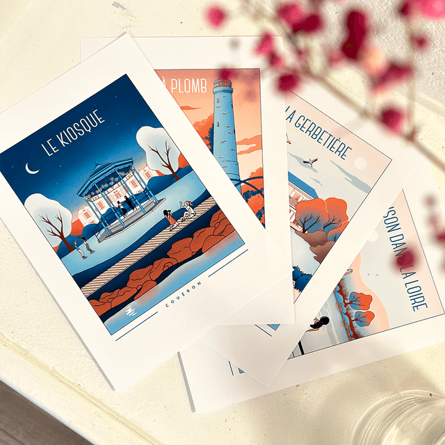 Lot 4 Affiches &quot;Couëron&quot; - A5